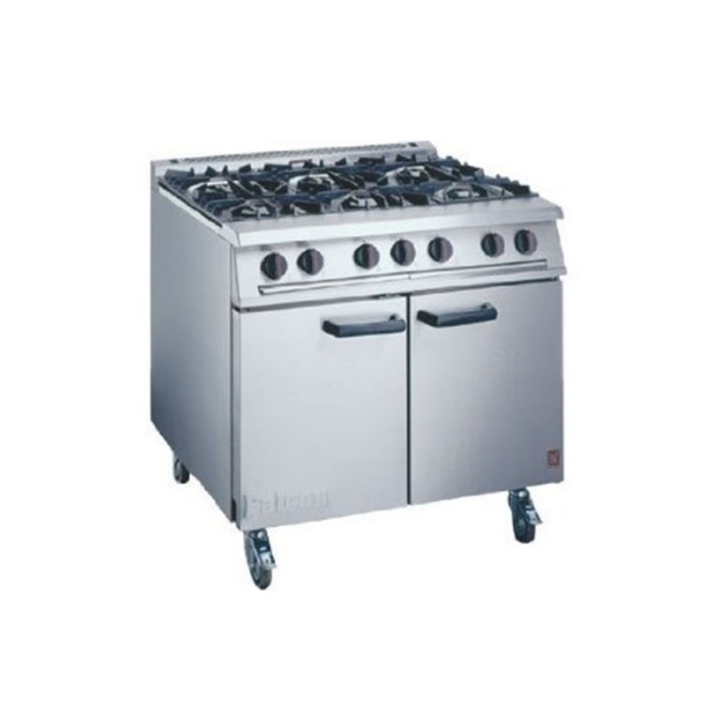 Six Burner Gas Oven