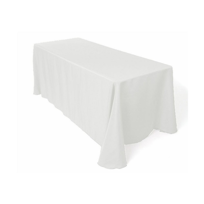 White Rectangular 70″ X 108″
